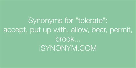 tolerable synonym|well tolerated synonym.